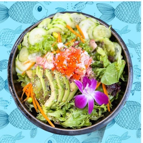 Sashimi Salad.